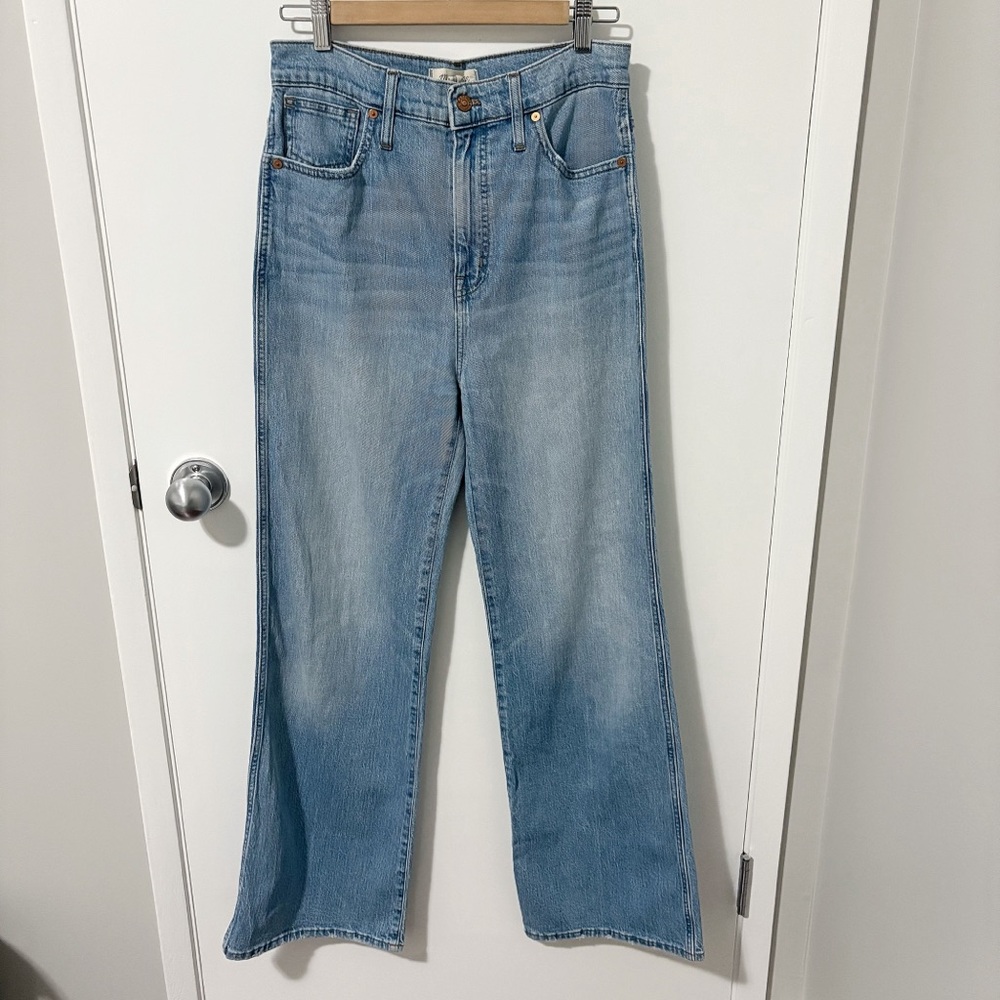 Madewell Light Blue Flare Jeans - Picture 5 of 16